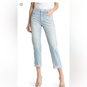 MOTHER Jeans - The Scrapper Cuff Ankle Fray Jeans- Size 30